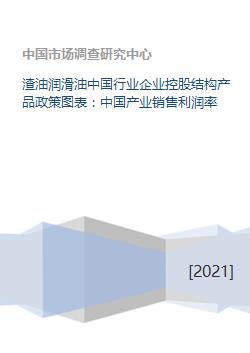 渣油润滑油中国行业企业控股结构产品政策图表 中国产业销售利润率